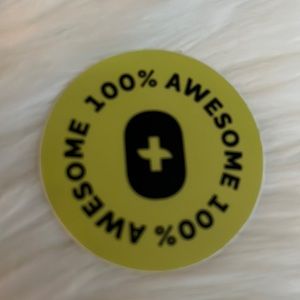 Figs sticker " Awesome 100%"